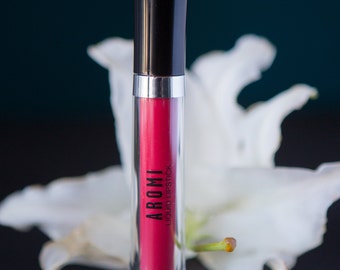 Cherry Red Matte Liquid Lipstick. Glossy to Matte. Makeup. Cosmetics. Liquid Lips. Liquid-to-Matte. Gift for Her. Best Liquid Lipstick.