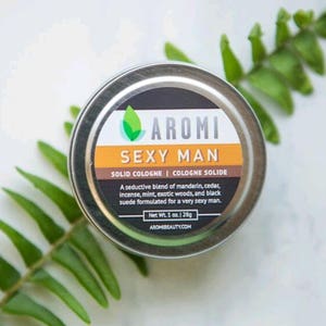 Sexy Man Solid cologne. Men's Cologne. Manly. Fragrance. Men's Gift. Unique Men's Gift. Manly Gift. Fathers day gift. men's fragrance. image 2