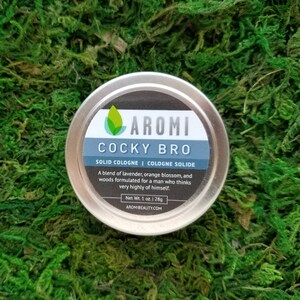 Cocky Bro Solid Cologne, Men's Fragrance, Travel Cologne, Alcohol Free Cologne, Balm and Salve, Stocking Stuffer, Vegan, Cruelty-free, Funny image 7