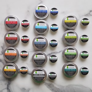 All 13 Solid Cologne Samples - Men's Solid Fragrance, Mini Size, Sample Pack, Manly Gift Idea, Vegan Cologne, Cruelty-free,Travel Cologne image 5