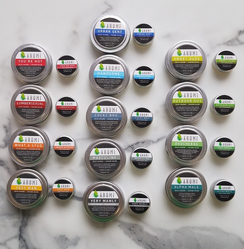 All 13 Solid Cologne Samples - Men's Solid Fragrance, Mini Size, Sample Pack, Manly Gift Idea, Vegan Cologne, Cruelty-free,Travel Cologne image 5