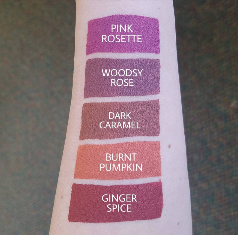 Ginger Spice Liquid Lipstick. Matte Red Orange Lipstick. Etsy