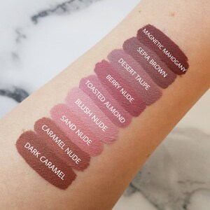 Toasted Almond Liquid Lipstick. Matte Liquid Lipstick. Vegan & Crurlty