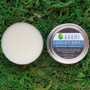 Cocky Bro Solid Cologne, Men's Fragrance, Travel Cologne, Alcohol Free Cologne, Balm and Salve, Stocking Stuffer, Vegan, Cruelty-free, Funny image 10