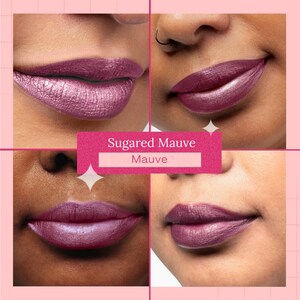 Sugared Mauve Metallic Liquid Lipstick, Metallic Lipstick, Shimmery, Mauve, Pink, Makeup, Cosmetics, Cruelty-free, Vegan, Gift for Her, image 6