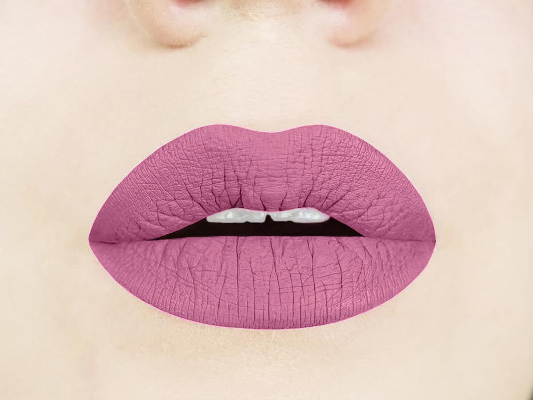 Miss Mauve Matte Liquid Lipstick. Liquid to Matte Lipstick. Mauve Lipstick.  Pink Lipstick - Etsy
