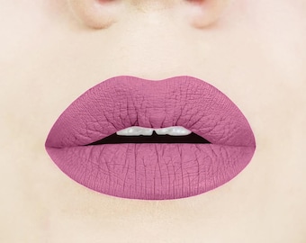 Miss Mauve Matte Liquid Lipstick.  Liquid to Matte Lipstick. Mauve Lipstick.  Pink Lipstick