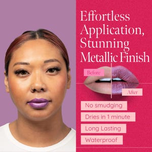 Sugared Mauve Metallic Liquid Lipstick, Metallic Lipstick, Shimmery, Mauve, Pink, Makeup, Cosmetics, Cruelty-free, Vegan, Gift for Her, image 9