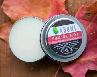 You're Hot Solid Cologne, Men's Cologne, Men's Fragrance, Travel Cologne, Alcohol free Cologne, bath & body, mens stocking stuffer