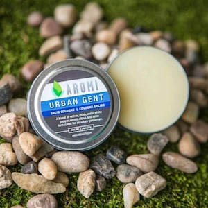 Urban Gent Solid Cologne, Men&#39;s Fragrance, Travel Cologne, Alcohol Free Cologne, Balm, Salve, Mustache Wax, Gift for Him, Father&#39;s Day Gift