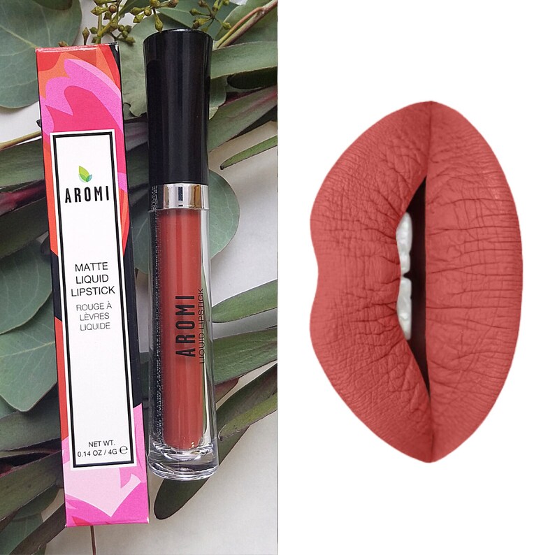 Ginger Spice Liquid Lipstick. Matte Red Orange Lipstick. Etsy