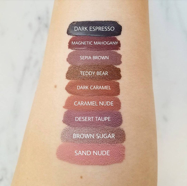Teddy Bear Metallic Liquid Lipstick Brown Liquid Lipstick - Etsy