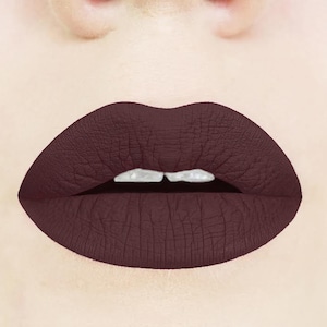 Dark brown liquid lipstick discount