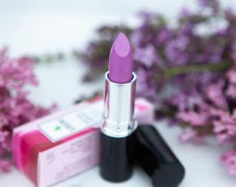Sweet Lilac Natural Lipstick | Vegan and cruelty-free, natural makeup, gluten free, lavender lipstick, purple lipstick, Dye free Lipstick