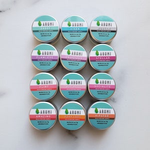 Aromi Solid Parfymprov - VÄLJ ETT PROV. Parfym. Inte testad på djur. Vegansk. Present till kvinnor. Present till henne. Vegansk parfym. Personlig present.