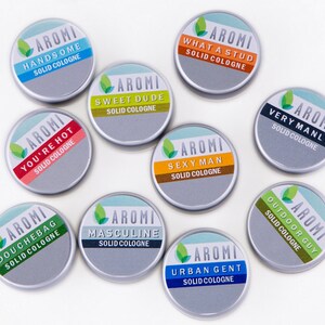 Aromi Solid Cologne Sample - Choose ONE sample!  -men&#39;s cologne, manly cologne, solid fragrance, men&#39;s gift, gift for him, manly smell, boy