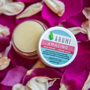 Amazing Solid Perfume - Women&#39;s Fragrance, Mother&#39;s Day Gift, Travel Scent, Vegan, Gift for Her, Small Present, Balm Salve, Fruity, Woodsy