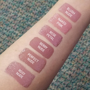 Rosy Nude Lipstick. Vegan. Cruelty-free. Makeup. Cosmetics. Pink. Nude