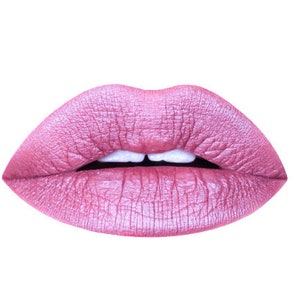 Opal Rose Metallic Liquid Lipstick, Shimmery, Glittery, Pink Lilac, Mauve, Berry, Matte, Cruelty-free, Vegan, Long-lasting, Waterproof