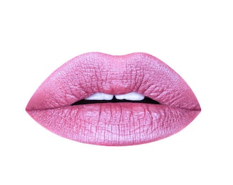 Opal Rose Metallic Liquid Lipstick, Shimmery, Glittery, Pink Lilac, Mauve, Berry, Matte, Cruelty-free, Vegan, Long-lasting, Waterproof