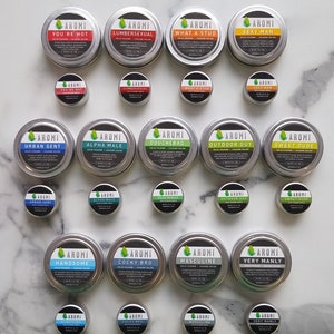 All 13 Solid Cologne Samples - Men's Solid Fragrance, Mini Size, Sample Pack, Manly Gift Idea, Vegan Cologne, Cruelty-free,Travel Cologne image 6