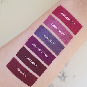 Silver Plum Metallic Liquid Lipstick Metallic Lipstick - Etsy