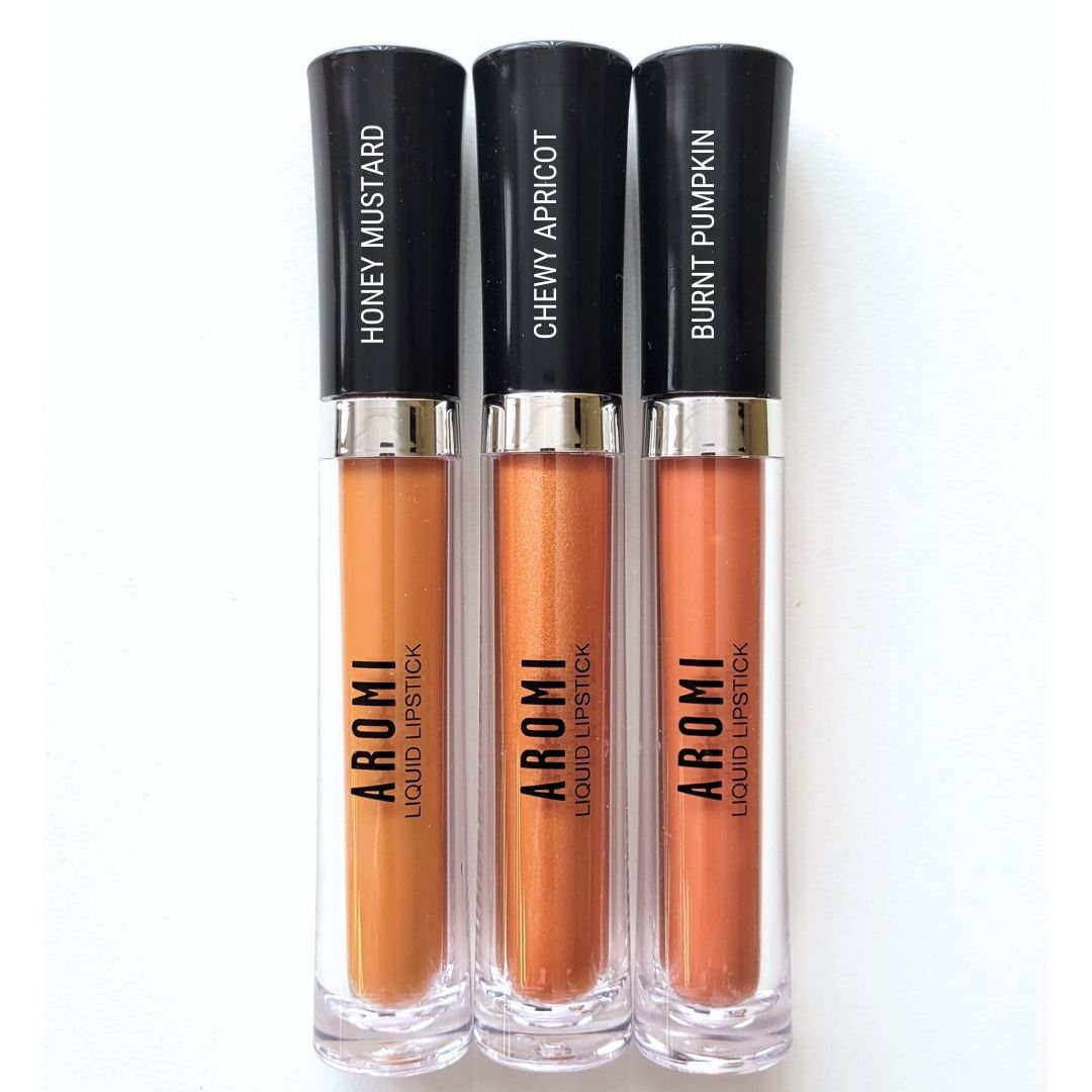 Honey Mustard Matte Liquid Lipstick.  Vegan Lipstick. Cruelty-free. Pumpkin Lipstick. Liquid to Matte. Lipstick. Orange Yellow Lipstick