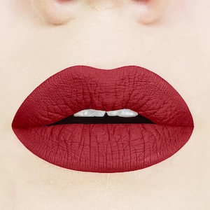 Power Red Matte Liquid Lipstick | Red Lipstick | Maroon | Vegan | Cruelty-free | Dark Red | Makeup | Cosmetics | Gluten Free | Beauty