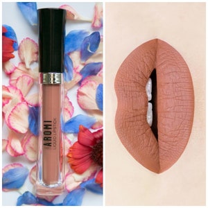 Caramel Nude Matte Liquid Lipstick. Matte Liquid Lipstick. Warm Caramel Lipstick. Liquid to Matte, Beige Lipstick, Vegan, Cruelty-free image 7