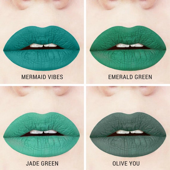 Matte green on sale liquid lipstick