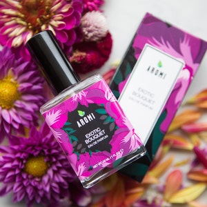 Eau De Parfum - Exotic Bouquet, Vegan Perfume, Gift for Her, Fragrance, Bath and Beauty, Women Gift, Perfume Oil. Cruelty-free Beauty