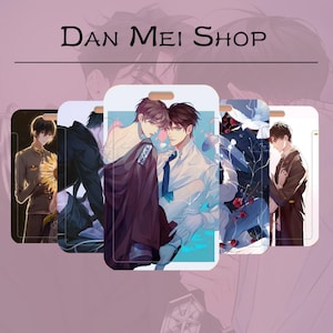 Süsser Danmei Kartenhalter in Pilz Design | BL Roman Fan Geschenk | Sci-Fi Yaoi Merch | MXTX & Danmei-Liebhaber