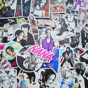 Nana Osaki & Hachi Punk Rock Decals | Japanese Manga Vinyl Laptop Skins 50pieces