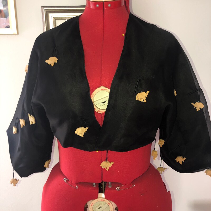 SILK CHIFFON SHRUG ISNIK LULLABY