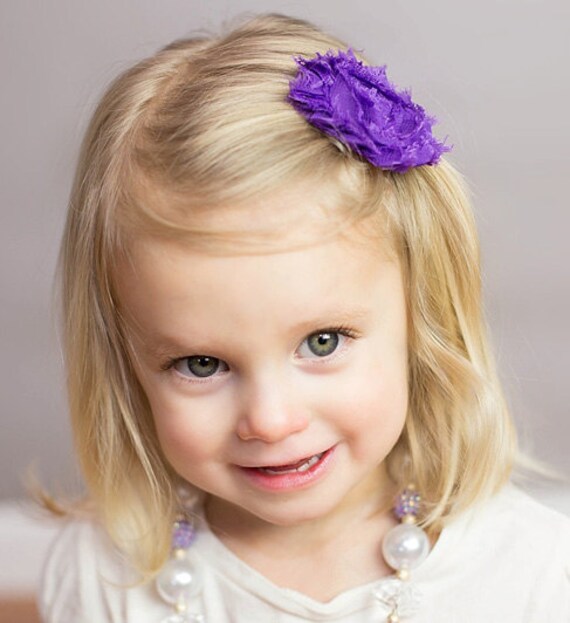Pick 2Shabby Flower Hair Clip Flower Hair Clip Baby Flower Etsy