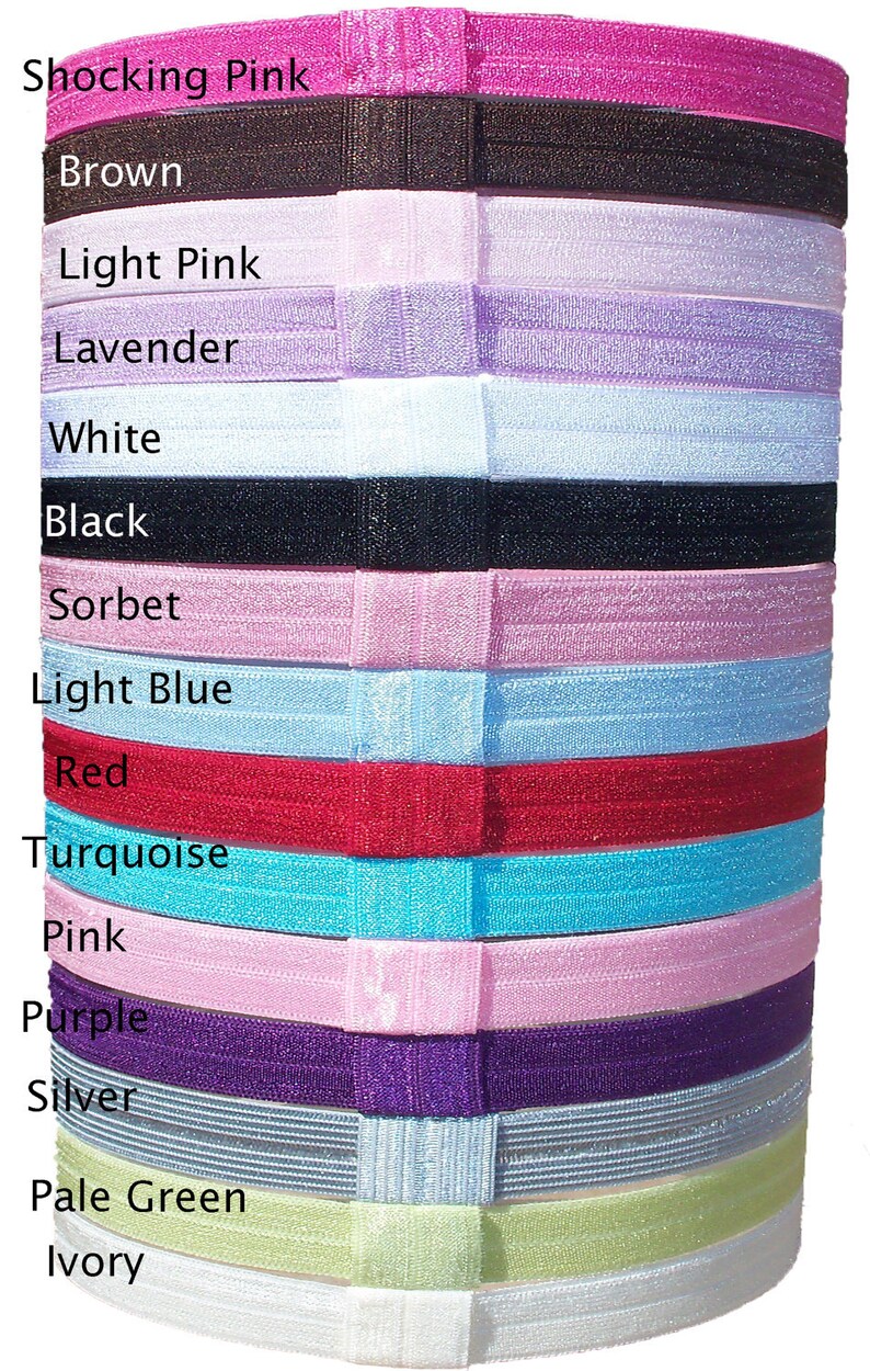 Wholesale 10 Shiny Soft Thin Stretch Elastic Headbands for Etsy