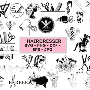 Hairdresser Svg Bundle,hairdresser svg png bundle,Hairdresser Tools Svg,Barber Tools,Hairstylist SVG,Hair Hustler SVG,Hair Salon,SVG Clipart