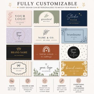 Custom Business Thank You Cards, Small Business Packaging Inserts, Thank You for Your Order Cards, Custom Logo Postcards, Custom Postcards