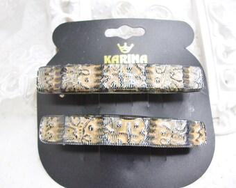 Acetate Made in France Barrette Made in France Barrette Vintage Karina Made in France Shell Look barrette Karina NEW old stock