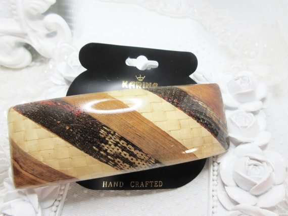 Acetate Made in France Barrette Made in France Barrette Vintage Karina Made in France Shell Look barrette Karina NEW old stock