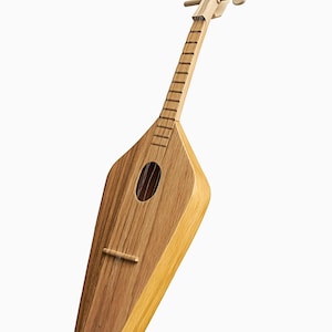 Handcrafted Georgian Panduri | Traditional 3-String Folk Instrument | Solid Wood