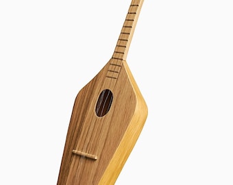 Handcrafted Georgian Panduri | Traditional 3-String Folk Instrument | Solid Wood