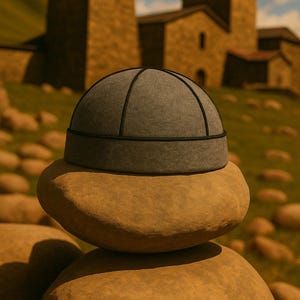 Traditional Svanetian Hat – Handcrafted 100% Wool Hat from Georgia