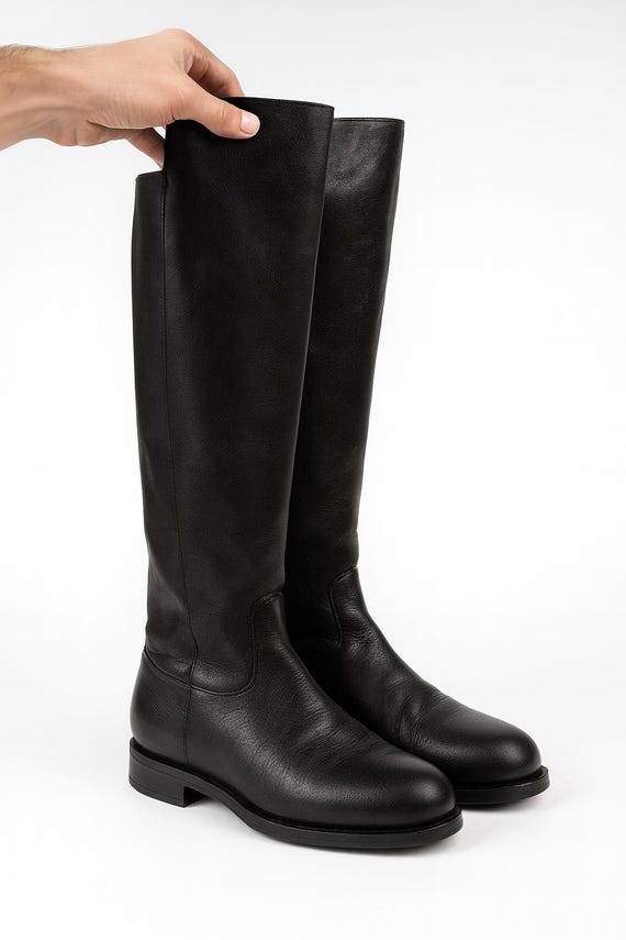 Handmade Traditional Georgian Leather Boots – Chokha Wedding Shoes, Cultural Costume Footwear, Reenactment & Festival Boots
