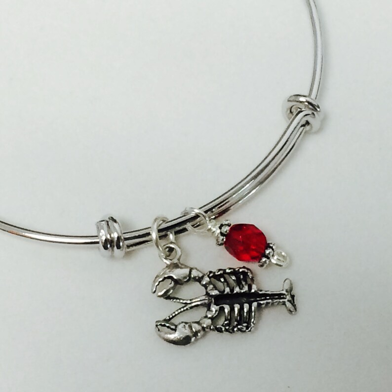 Maine Lobster Bangle Bracelet Etsy