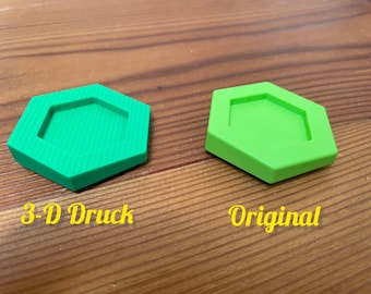 Schuine 3D-geprinte hoogtemarkering voor trampolinesprongen - compatibel met Gravitrax