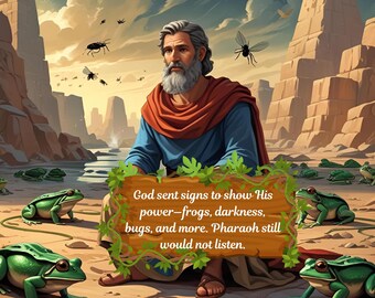 Birth of Moses Kids eBook: Illustrated Faith-Based Bible Story (Ages 3-15)