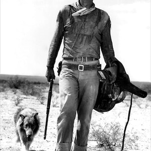 John Wayne Poster | Classic Western Wall Art | 20x30 Cowboy Legend Print | Rustic Man Cave Decor | Vintage Movie Icon