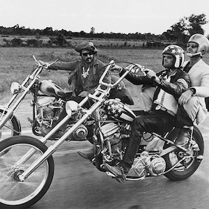 Easy Rider Motorcycle Poster – Classic Biker Wall Art – 20x30 Vintage Ride Print