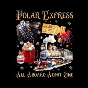 Christmas Blue Express Train Png, Christmas 90&#39;s Movie Png, Christmas Movie Friends Png, Christmas Character Png, Merry Christmas Png